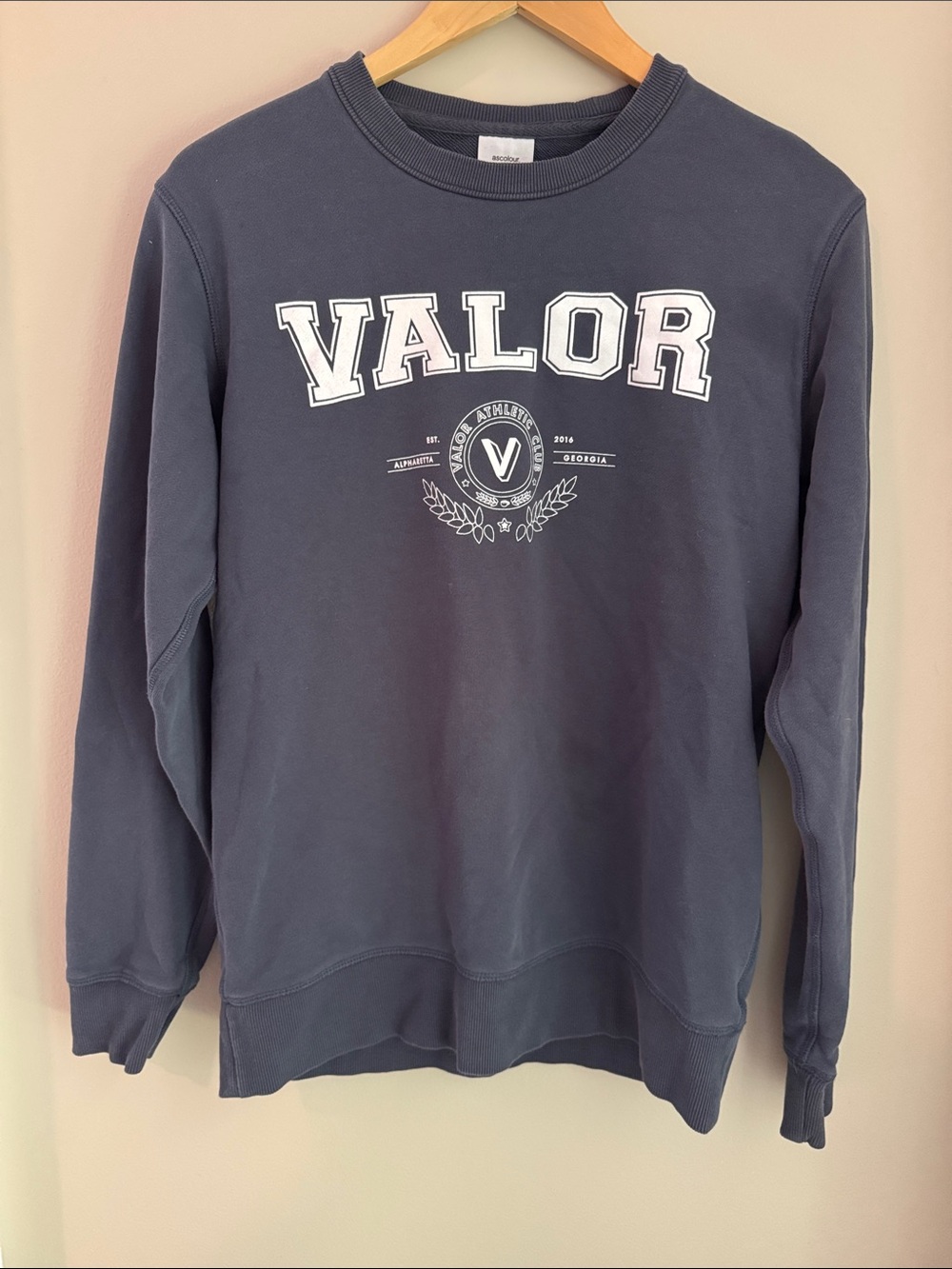 NWOT! Valor Men's Crewneck Sweatshirt - Deep Blue - Small